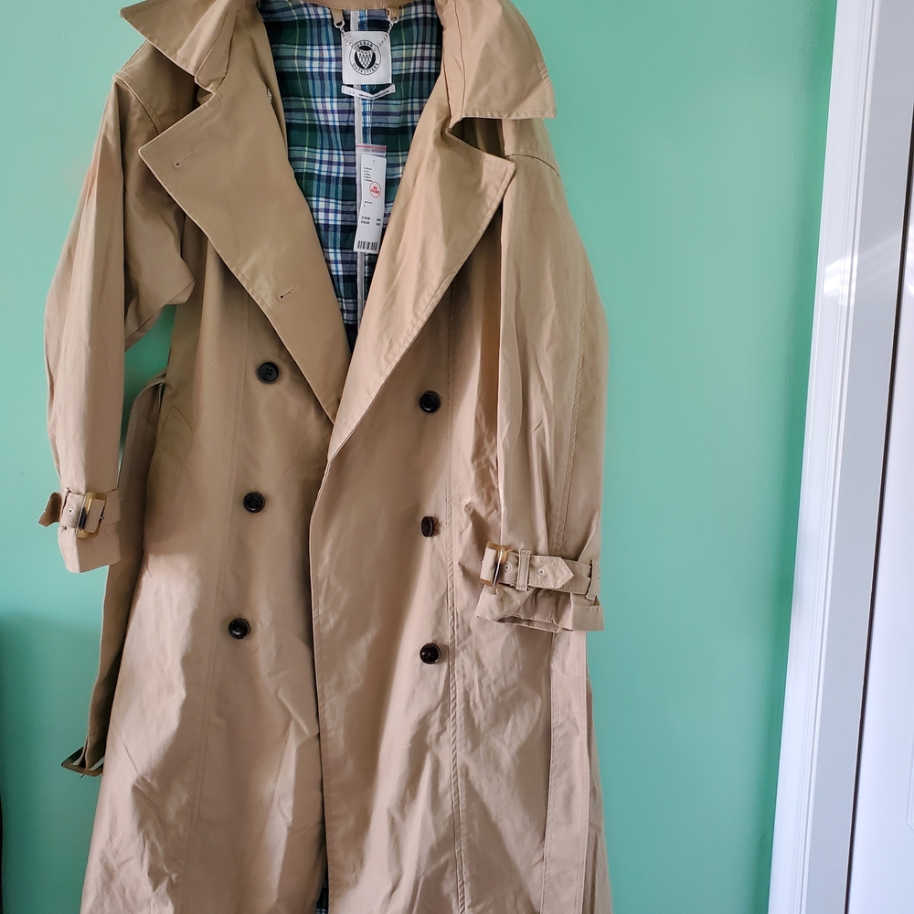 Urban Outfitters Tan Trench Coat